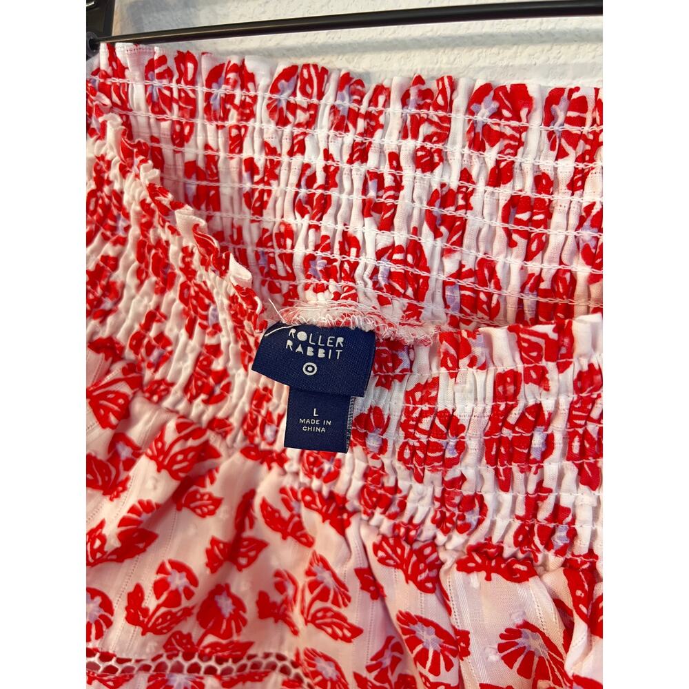 NWT Roller Rabbit for Target Tiered Mini Skirt Women's Large - Picture 6 of 8